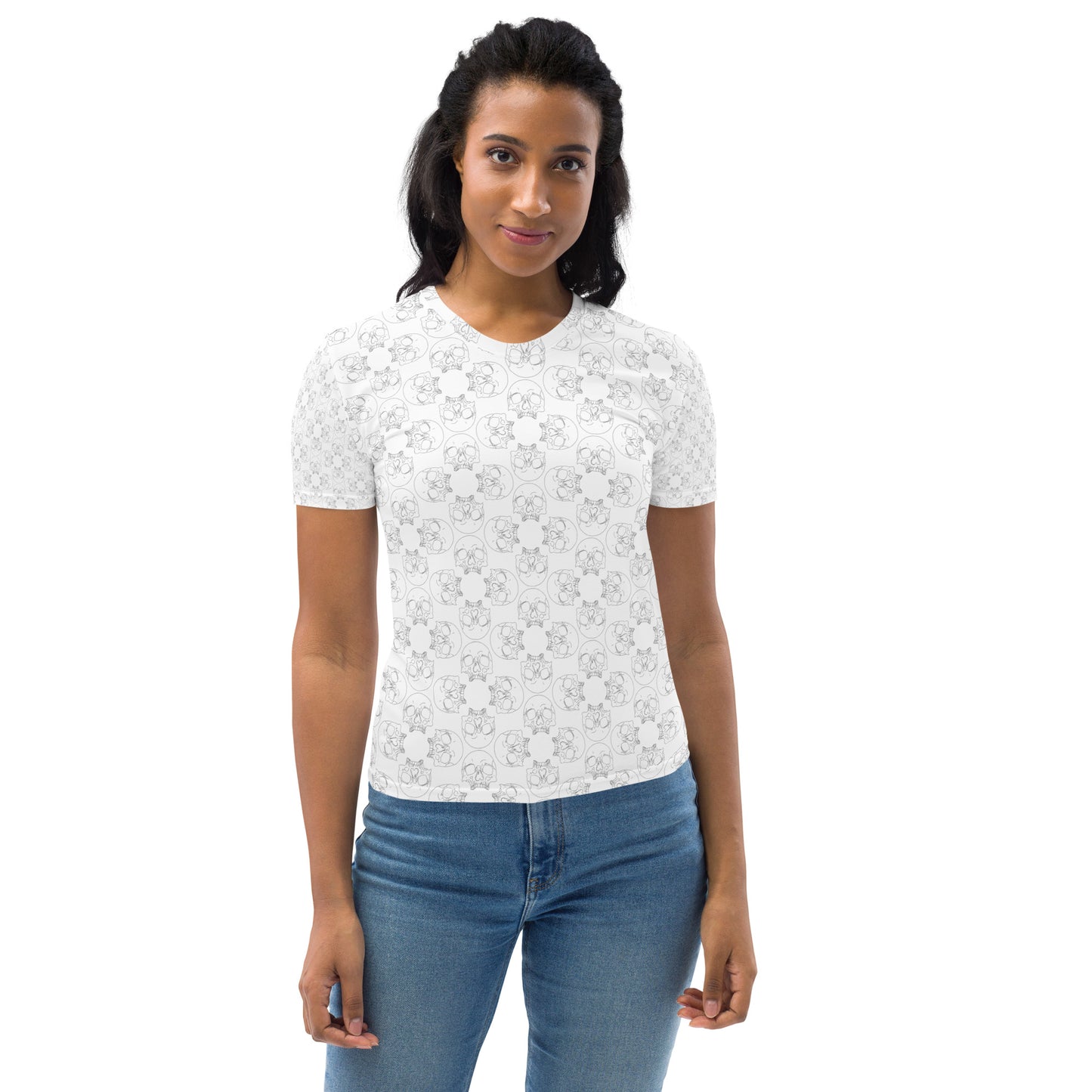 T-shirt (Women's) | Small Skull Print