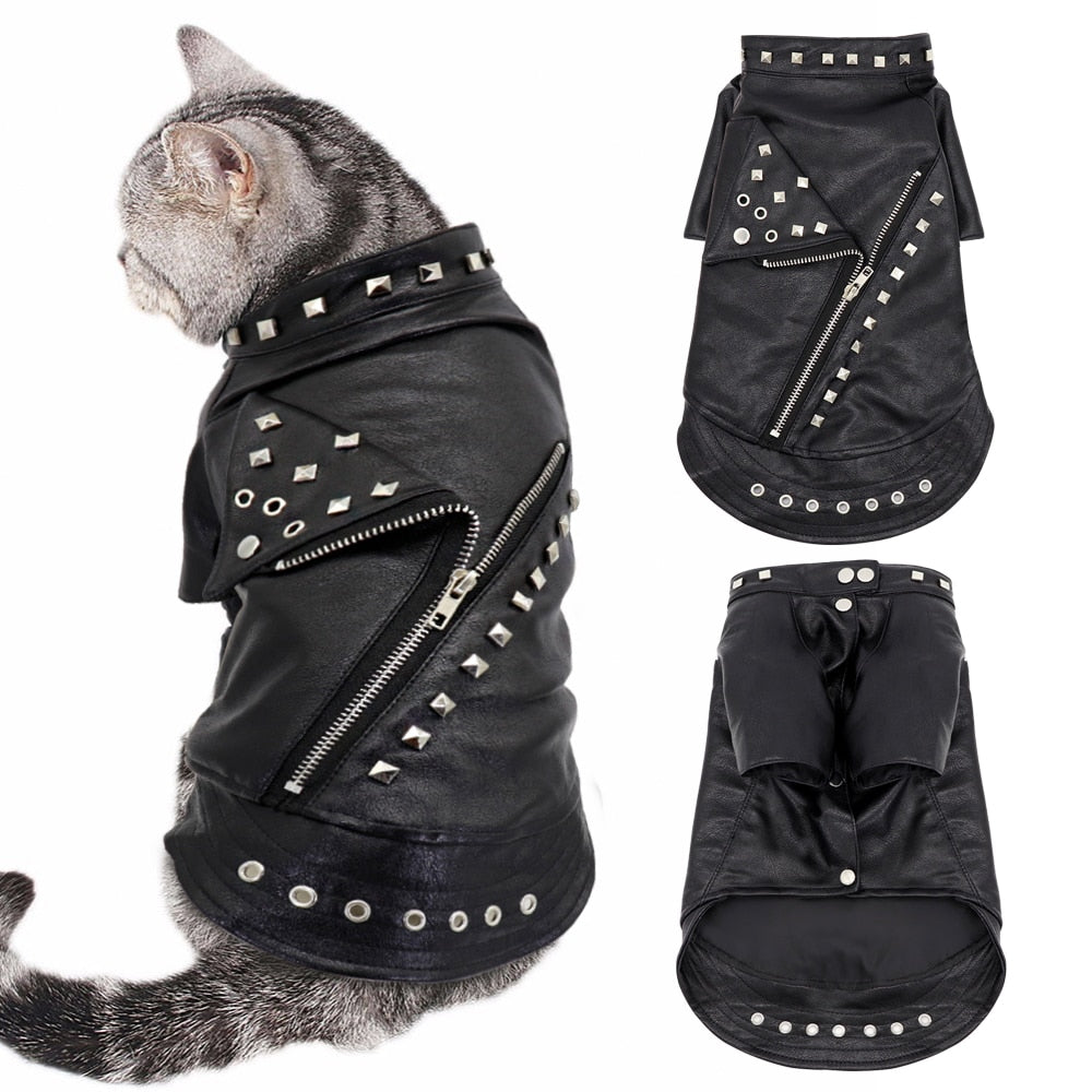 Pet Jacket | Leather Punk