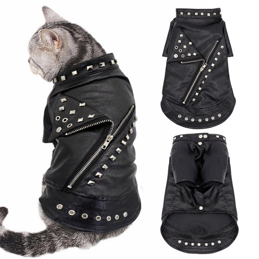 Pet Jacket | Leather Punk