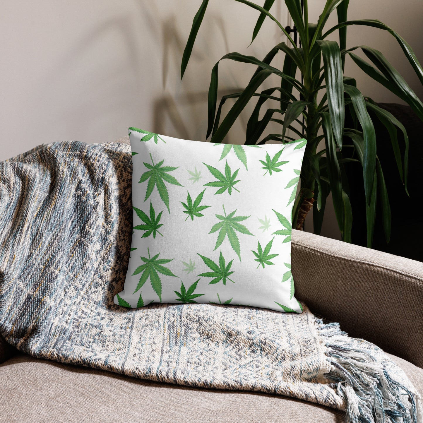 Premium Pillow | Eat Your Greens