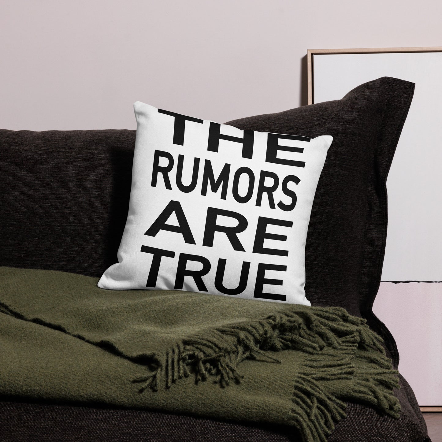 Premium Pillow | The Rumors are True