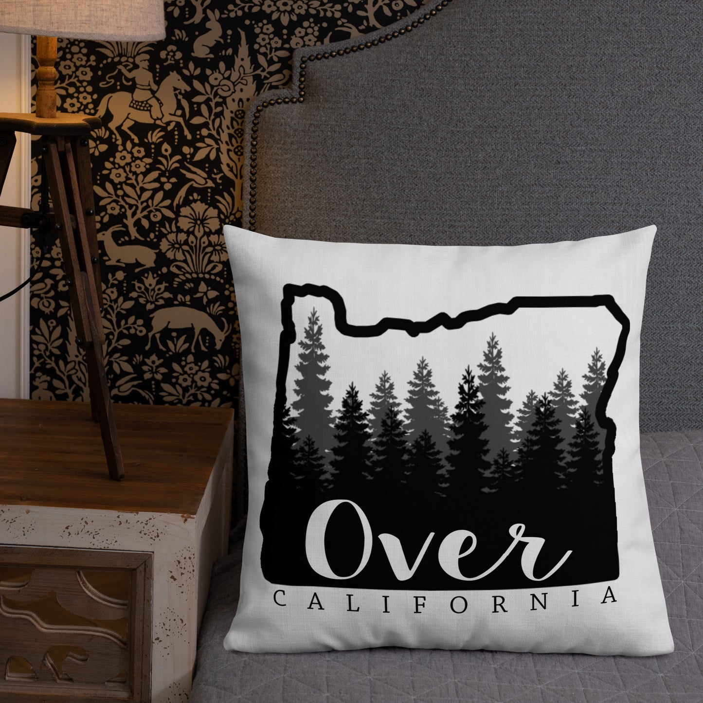 Premium Pillow | Oregon, I'm Over California