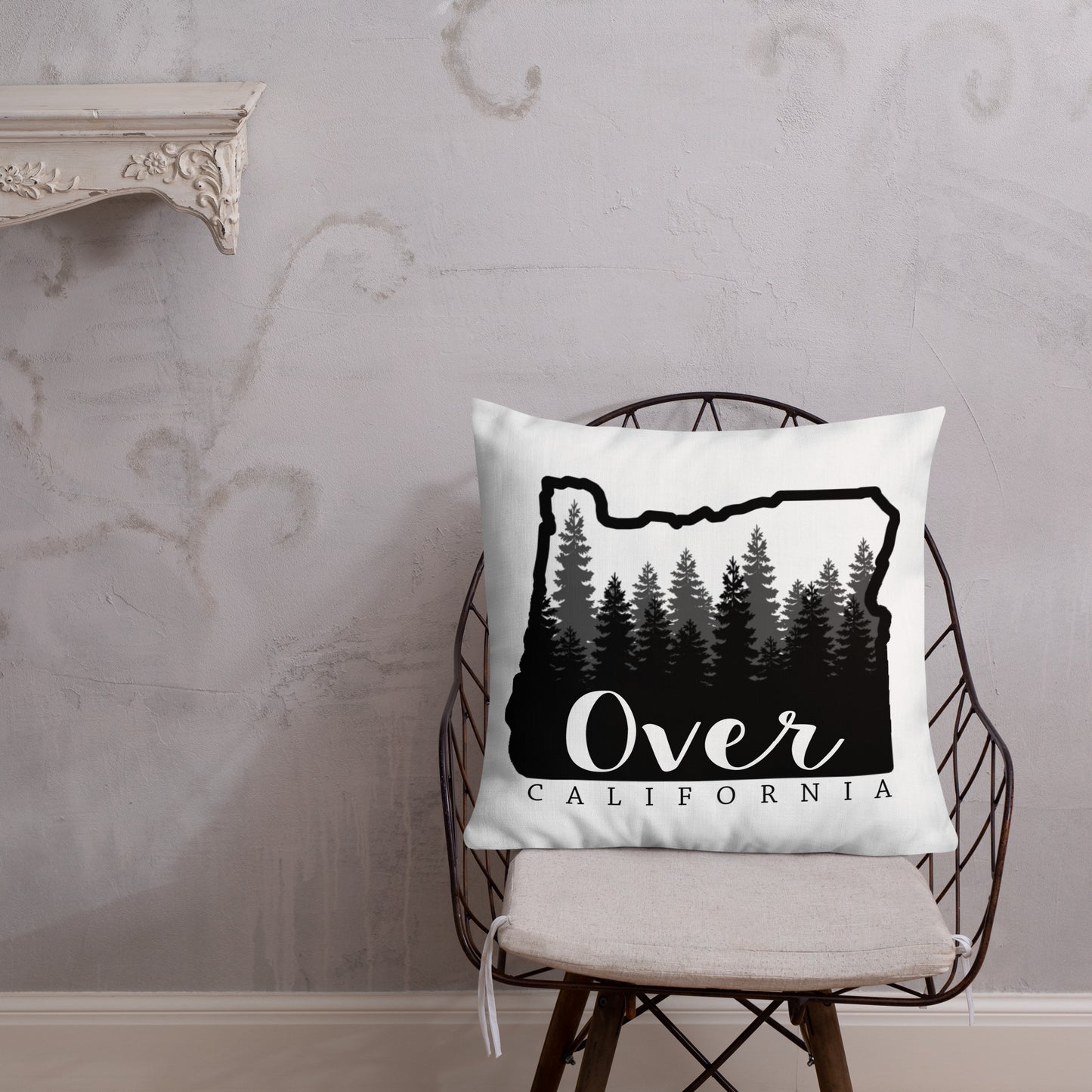 Premium Pillow | Oregon, I'm Over California