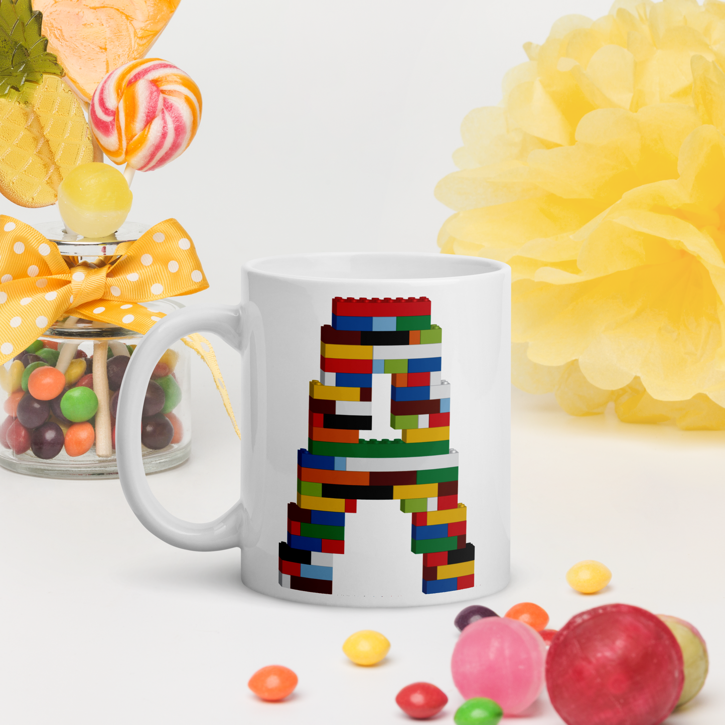 Mug | Toy Brick Letters