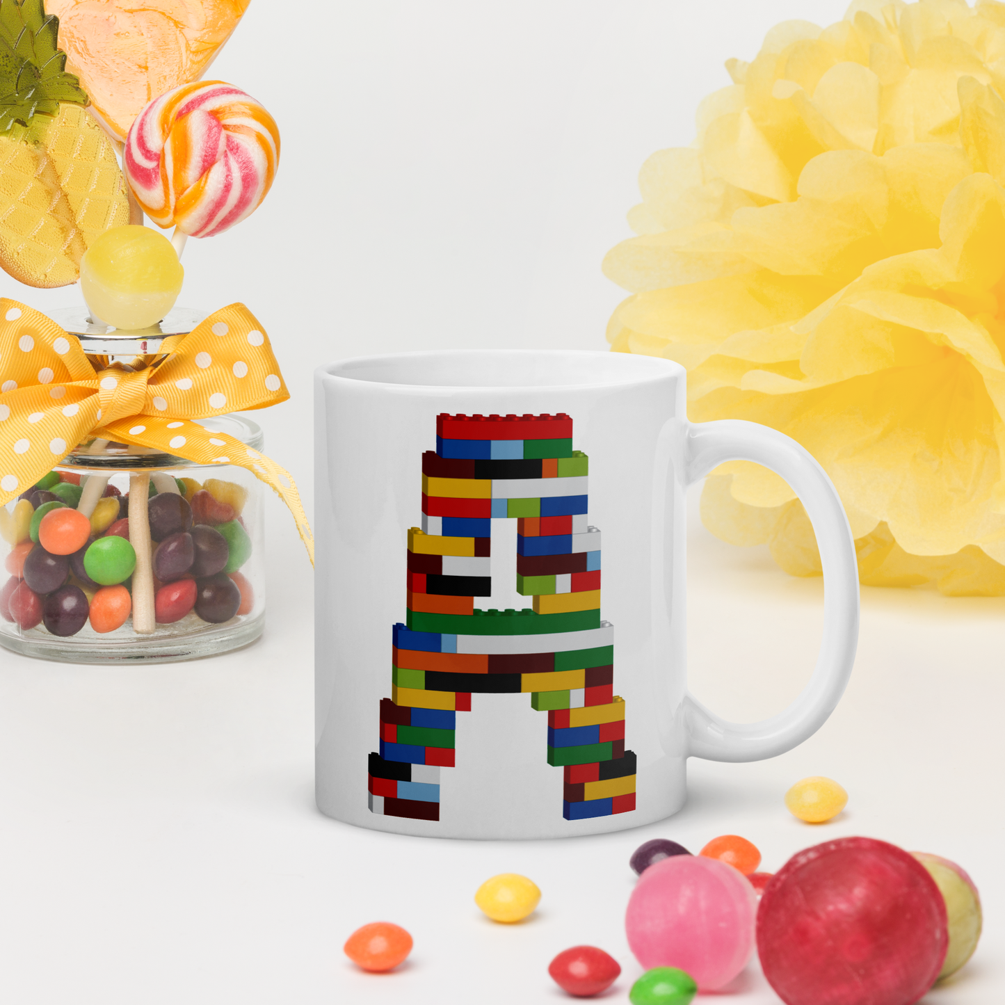 Mug | Toy Brick Letters