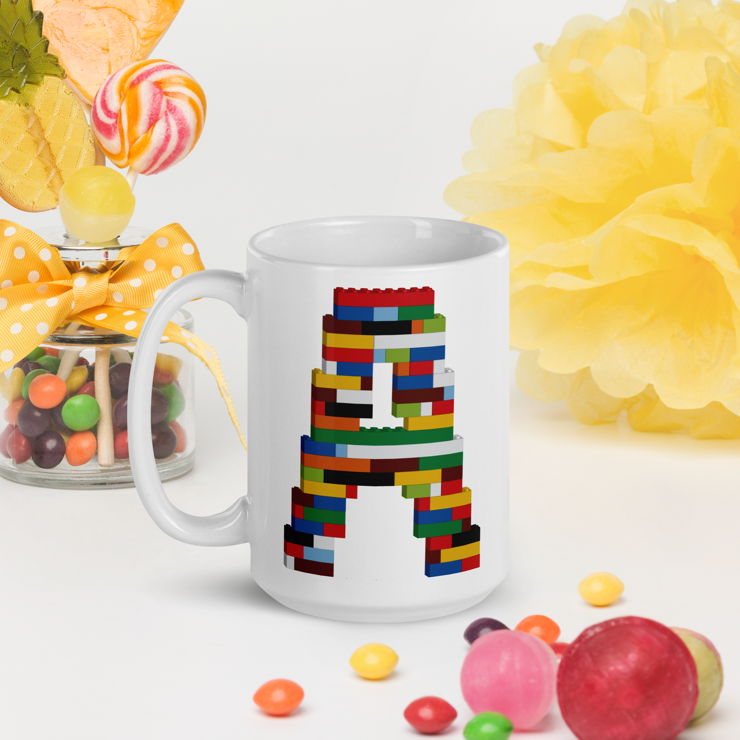 Mug | Toy Brick Letters