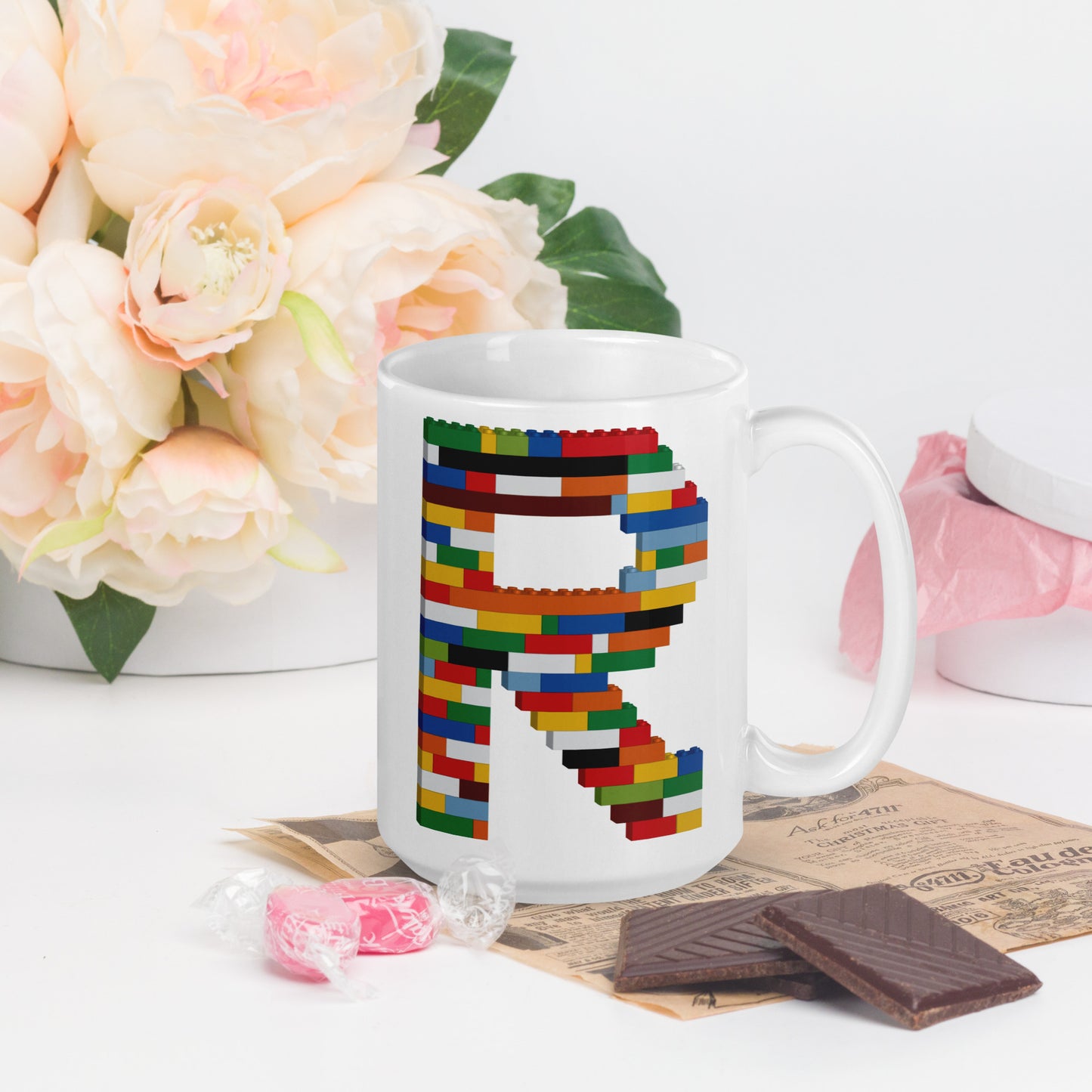 Mug | Toy Brick Letters