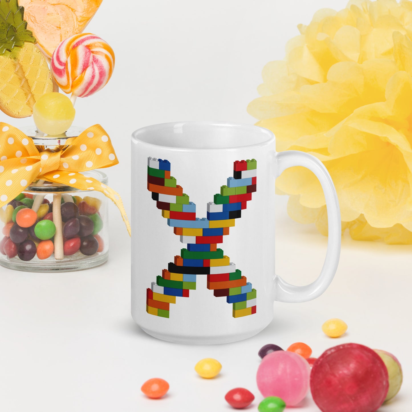 Mug | Toy Brick Letters